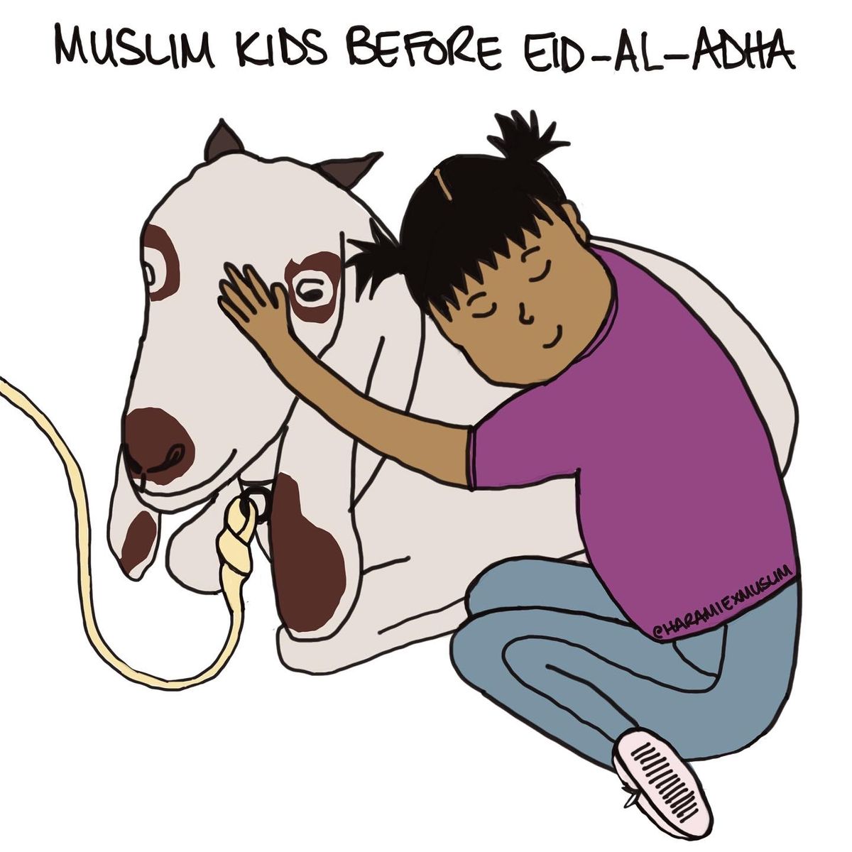 Muslim Kids on Eid-Al-Adha