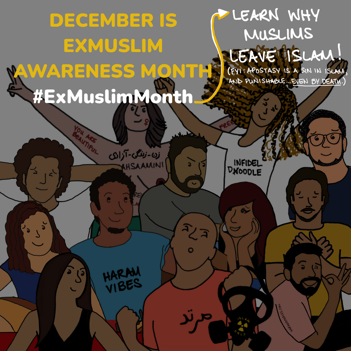 ExMuslim Awareness Month = December