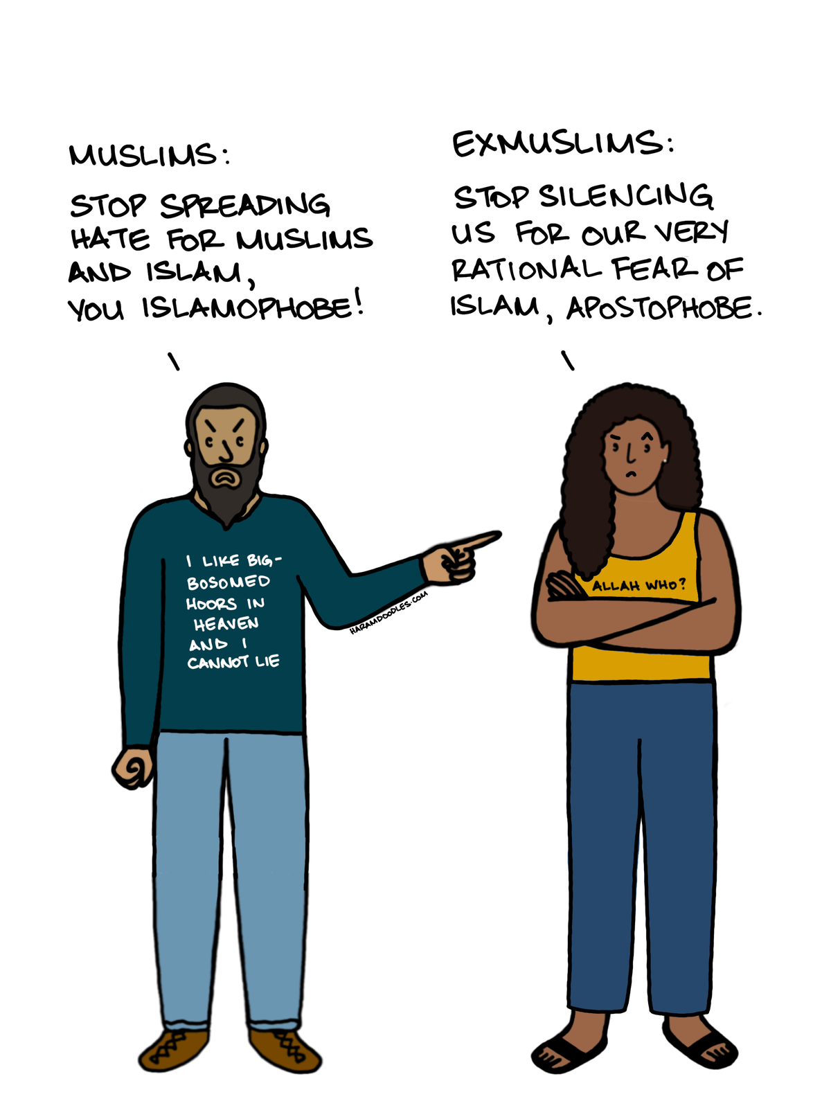 Stop silencing ExMuslims, apostophobe!