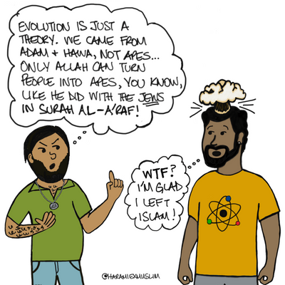 Muslim Mental Gymnatics about Evolution