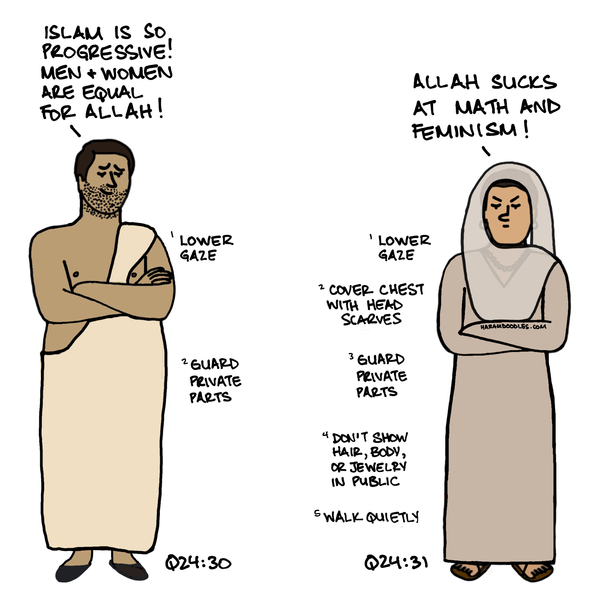 Allah Sucks at Math and Feminism
