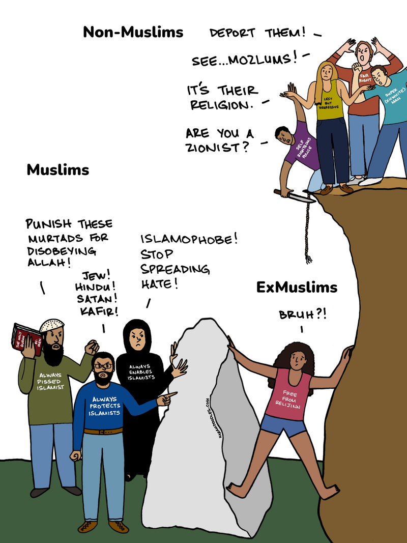 ExMuslims: Stuck between a rock and a hard place